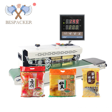 Bespacker heat sealing machine continuous band plastic sealing machine manufacturers